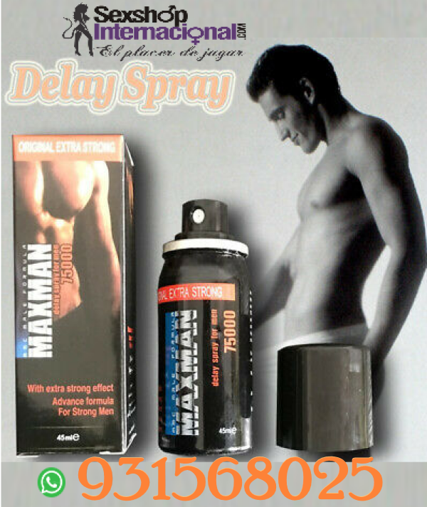 MAXMAN 75000 SPRAY AMERICANO RETARDANTE MASCULINO-SEXSHOP 931568025 